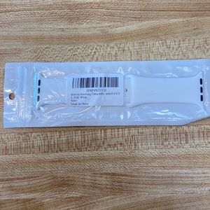 White Apple Watch band. S/M